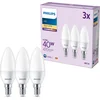 Image de Philips LED Kaarslamp Mat - 40 W - E14 - Warmwit licht - 3 stuks