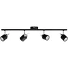 Image de Philips Meranti opbouwspot - 4-lichts - zwart