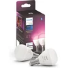 Image de Philips Hue kogellamp - wit en gekleurd licht - 2-pack - E14