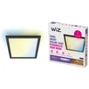 Image de WiZ Plafondlamp LED Paneel - 30 x 30 cm - Warm- tot Koelwit Licht - Slimme LED Verlichting - 12W - Vierkant - Zwart