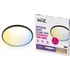 Image de WiZ Plafondlamp SuperSlim - Diameter: 43 cm - Warm- tot Koelwit Licht - Slimme LED Verlichting - Geïntegreerde LED - 22W - Zwart - Wi-Fi
