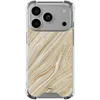 Image de Shockproof hoesje geschikt voor Apple iPhone 17 Pro - Golden marble - Schokbestendig - Verhoogde randen - TPU case - Extra Sterke Back Cover - Marmer - Transparant, Goud