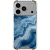 Image de Shockproof hoesje geschikt voor Apple iPhone 17 Pro - Skystone marble - Schokbestendig - Verhoogde randen - TPU case - Extra Sterke Back Cover - Marmer - Transparant, Blauw