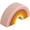 Image de A Little Lovely Company - Siliconen regenboog stapelspeelgoed - sunset