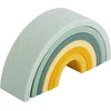 Image de A Little Lovely Company - Siliconen regenboog stapelspeelgoed - sage