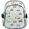 Image de A Little Lovely Company - Rugzak / kinderrugtas met geïsoleerd voorvak: Voertuigen, auto's