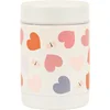 Image de A Little Lovely Company - Geïsoleerde RVS voedselpot - thermos lunchbox kinderen - Thermosbeker - BPA vrij - voedselcontainer - Hartjes - roze