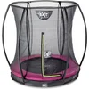 Image de EXIT Silhouette Trampoline ø183cm - met Veiligheidsnet - Inground - Rond - Voor Kinderen - Roze