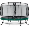 Image de EXIT Elegant Premium trampoline ø366cm met Deluxe veiligheidsnet - groen