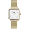 Image de Cluse La Tétragone Mesh White, Gold Colour