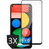 Image de 3x Screenprotector geschikt voor Google Pixel 5 - Glas Tempered Screen Protector Full Screen