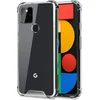 Image de Hoesje geschikt voor Google Pixel 5 - Clear Anti Shock Hybrid Armor Case Siliconen Back Cover Hoes Transparant