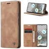 Image de CaseMe - Telefoonhoesje geschikt voor Google Pixel 8 - Wallet Book Case - Met Magnetische Sluiting - Licht Bruin