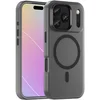 Image de Case2go - Hoesje geschikt voor Apple iPhone 17 Pro Max - Back Cover - Geschikt voor Magsafe - Telefoonhoesje - Gsm Hoesje geschikt voor Apple iPhone 17 Pro Max - Phone Case - Zwart