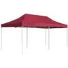 Image de vidaXL - Partytent - professioneel - inklapbaar - 6x3 - m - aluminium - wijnrood