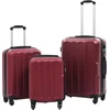 Image de vidaXL - 3-delige - Harde - kofferset - ABS - wijnrood
