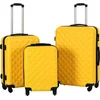 Image de vidaXL - 3-delige - Harde - kofferset - ABS - geel