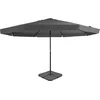 Image de vidaXL - Parasol - met - draagbare - voet - antracietkleurig