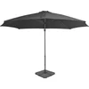 Image de vidaXL - Parasol - met - draagbare - voet - antracietkleurig