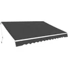 Image de vidaXL - Luifel - handmatig - uittrekbaar - 600 - cm - antraciet