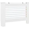 Image de vidaXL Radiatorombouw 112x19x81.5 cm MDF wit