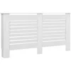 Image de vidaXL Radiatorombouw 152x19x81.5 cm MDF wit