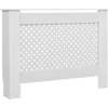 Image de vidaXL Radiatorombouw 112x19x81.5 cm MDF wit