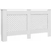 Image de vidaXL Radiatorombouw 152x19x81.5 cm MDF wit