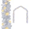 Image de vidaXL - Kerstslinger - met - LED-lampjes - 5 - m - wit