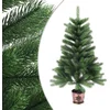 Image de vidaXL - Kunstkerstboom - met - levensechte - naalden - 90 - cm - groen