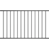 Image de vidaXL - Schuttingpaneel - Woerden - gepoedercoat - staal - 1,7 - x - 0,75 - m - zwart