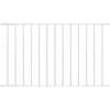 Image de vidaXL - Schuttingpaneel - Woerden - gepoedercoat - staal - 1,7x1 - m - wit