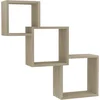 Image de vidaXL - Wandschappen - kubus - 68x15x68 - cm - spaanplaat - sonoma - eikenkleurig