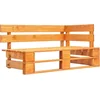 Image de vidaXL - Tuinhoekbank - pallet - hout - honingbruin