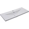 Image de vidaXL - Inbouwwastafel - 101x39,5x18,5 - cm - keramiek - wit