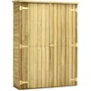 Image de vidaXL - Tuinschuur - 123x50x171 - cm - geïmpregneerd - grenenhout