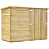 Image de vidaXL - Tuinschuur - 232x110x170 - cm - geïmpregneerd - grenenhout