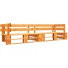 Image de vidaXL - Tuinbank - 2-zits - pallet - hout - honingbruin