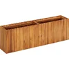 Image de vidaXL - Plantenbak - verhoogd - 150x30x50 - cm - massief - acaciahout