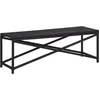 Image de vidaXL - Tuinbank - 120 - cm - poly - rattan - zwart