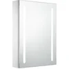Image de vidaXL - Badkamerkast - met - spiegel - en - LED - 50x13x70 - cm