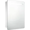 Image de vidaXL - Badkamerkast - met - spiegel - en - LED - 60x11x80 - cm