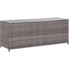 Image de vidaXL - Tuinbox - 150x50x60 - cm - poly - rattan - grijs