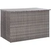 Image de vidaXL - Tuinbox - 150x100x100 - cm - poly - rattan - grijs