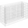 Image de vidaXL - Gabion - plantenbak - verhoogd - 90x30x60 - cm - gegalvaniseerd - staal