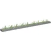 Image de vidaXL - Gabion - plantenbak - verhoogd - 360x30x10 - cm - gegalvaniseerd - staal