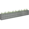 Image de vidaXL - Gabion - plantenbak - verhoogd - 360x30x60 - cm - gegalvaniseerd - staal
