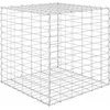 Image de vidaXL - Gabion - plantenbak - verhoogd - kubus - 60x60x60 - cm - staaldraad