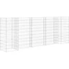 Image de vidaXL - Gabion - plantenbak - H-vormig - 260x40x100 - cm - staaldraad