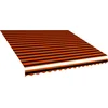 Image de vidaXL - Luifeldoek - 4,5x3 - m - canvas - oranje - en - bruin